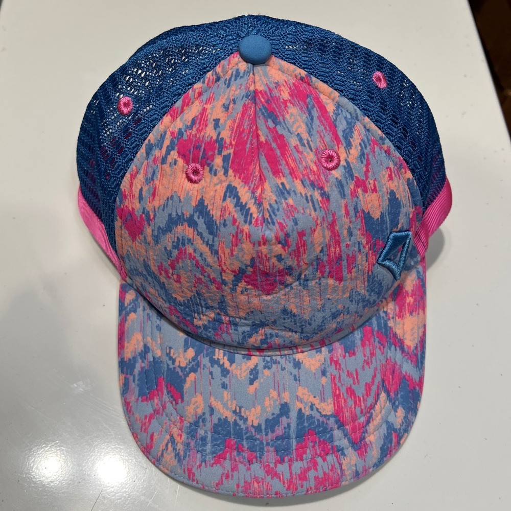 Ivivva Hat in Blue and Pink Space Dye- Size M/L
